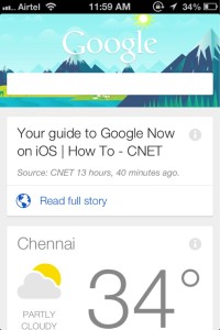 Google Now For iOS,Techbuzzes,Google Cards