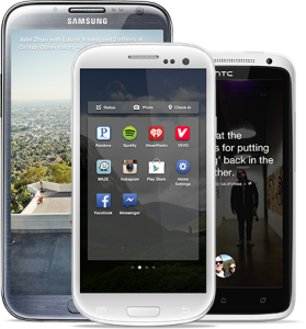 facebook home, facebook, launcher app for andriod, android devices, samsung, galaxy S3, S4 HTC One, HTC Note II, techbuzzes, techbuzzes.com, launcher apps, android apps, android