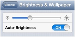Turn Auto-Brightness “ON”, iPhone Auto-Brightness,techbuzzes