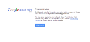 Cloud Print, Google, android, techbuzzes.com,techbuzzes, chrome, Google Cloud Print, how to's, settings, printers,