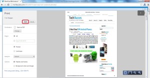 save print, Save Web Pages To PDF, techbuzzes
