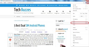 Save Web Pages To PDF, TechBuzzes, Dual Sim Android Phones,