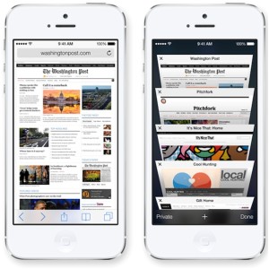 iOS 7 Features ,Safari browser, new Safari browser, ios 7 Safari browser