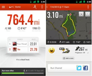 Fitness Apps for Android Phones, Nike+ Running, Nike+ Running for Android Phones, techbuzzes
