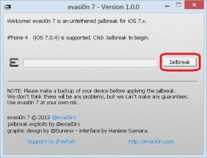 Jailbreak on iOS 7, Evasi0n 7 admin, Evasi0n 7 jailbreak