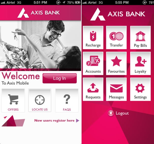 Axis Bank App, Axis Bank Logo, Axis Mobile, Axis Mobile for android, Axis Mobile iphone,