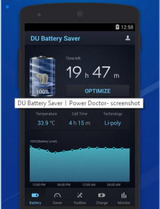 DU Battery Saver, Battery Saver Apps for Android, TechBuzzes