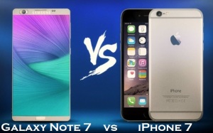 Galaxy Note 7 vs Apple