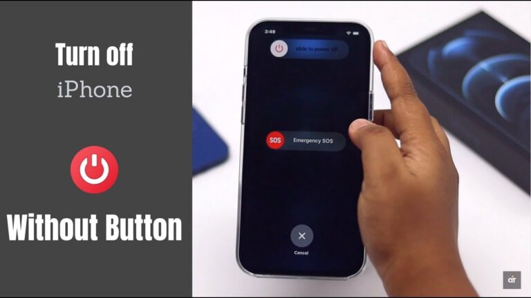 Turn Off iPhone without Power Button