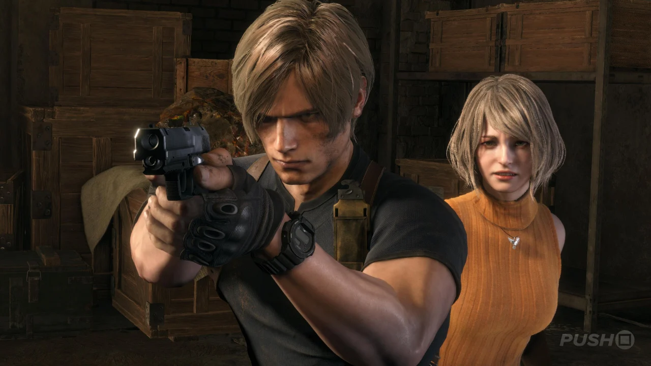 Leon is pretty cool . . . I booted up RE4r and Ashley was a mouse, wtf!!!!  . . . #RE4 #residentevil #residentevil4remake #leonskennedy
