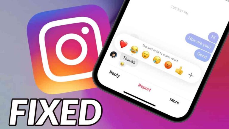 Can't react to IG messages? 6 quick fixes!