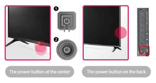 LG TV Power button