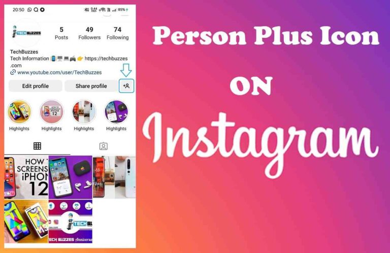 What is the meaning of Person Plus Icon on instagram?